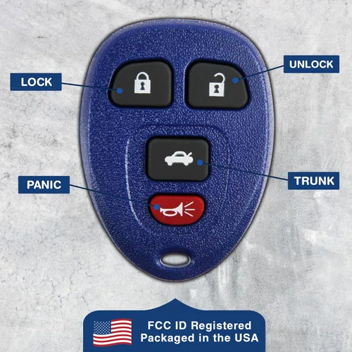 Miniatura 6 de KeylessOption Llavero de Repuesto para 2005 2006 2007 2008 2009 2010 2011 2012 Buick Lacrosse Chevrolet Chevy Cobalt Malibu Pontiac G5 G6 Grand Prix