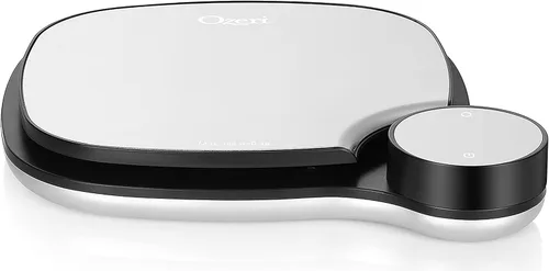Miniatura 3 de Ozeri Báscula de cocina de acero inoxidable, 0.1 g (0.01 oz), tecnología de pesaje, color negro