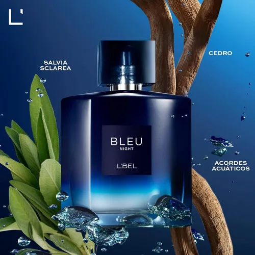 Miniatura 6 de L'Bel - Bleu Intense Night Perfume para Hombre Larga Duración 3.4 fl oz