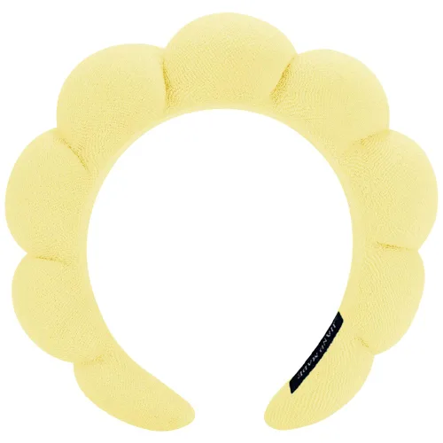Miniatura 19 de AOENJIE Diademas de spa para lavar la cara o maquillaje, diademas de burbuja de esponja para el cuidado de la piel, diadema de tela de rizo