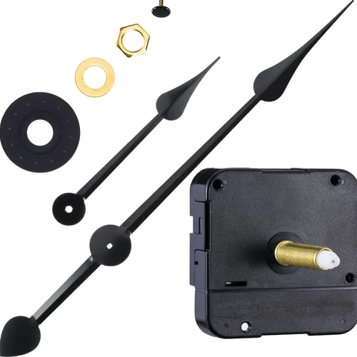 Miniatura 6 de Mecanismo de movimiento de reloj de alto par con manecillas de reloj grandes de 10.630 in/10.6 pulgadas (longitud del eje 4/5 pulgadas/0.787 in)