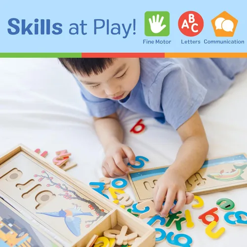 Miniatura 5 de Melissa & Doug See & Spell - Juguete educativo de madera, Versión estándar