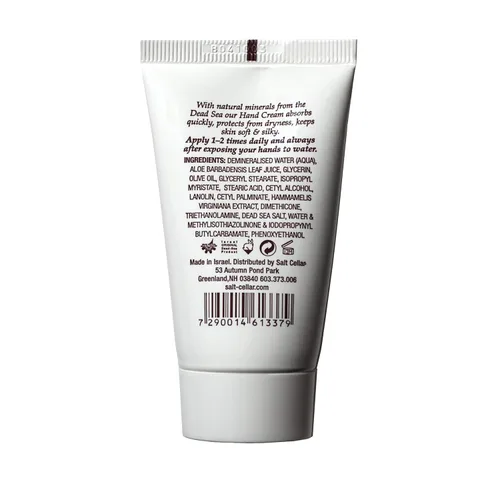 Miniatura 2 de Salt Cellar Spa - Crema mineral para manos del Mar Muerto, loción hidratante para piel seca y agrietada enriquecida con glicerina, aceite de oliva