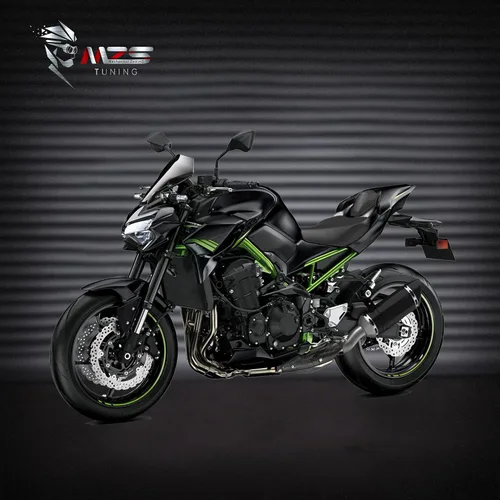 Miniatura 7 de MZS - Espejos retrovisores de motocicleta de 0.394 pulgadas, manillar ajustable de 360°, compatible con Z125 Z400 Z500 Z650 Z750 Z800 Z900 Z1000