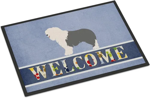 Miniatura 69 de Caroline's Treasures BB8321JMAT - Felpudo de bienvenida Berger Picard de 24 x 36 pulgadas, tapete azul para puerta delantera, para interiores