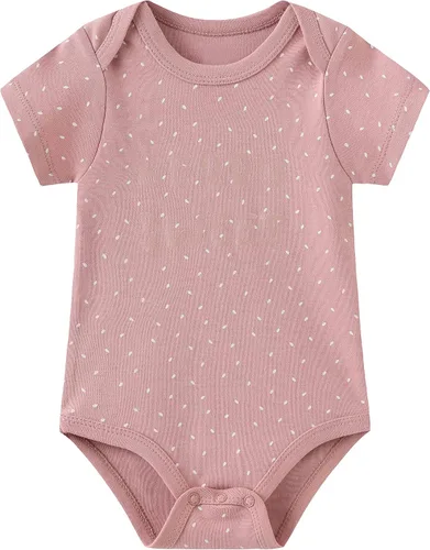 Miniatura 3 de Kiddiezoom Conjunto de canastilla para bebé, 9 piezas, conjunto de mamelucos y pantalones, conjunto de regalo unisex para bebé