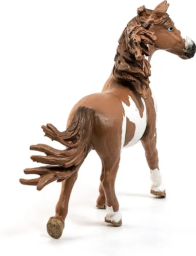 Miniatura 3 de Schleich Farm World, juguetes de animales realistas para niños y niñas, figura de caballo manchado de semental pinto, a partir de 3 años