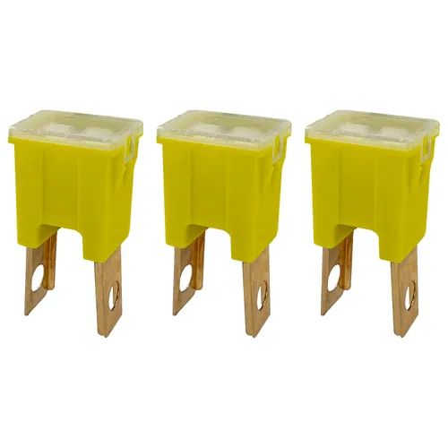 Miniatura 15 de A.A Terminal Macho Recto de 30 Amperios Fusible de Reemplazo para PAL Auto Link, Cartucho de Fusible FLM - Automotriz para Coche, Camión, Audio RV