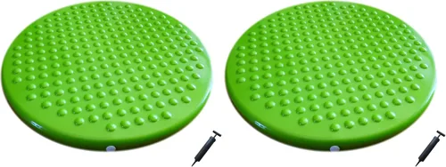 Miniatura 6 de AppleRound Jr. Cojín inflable para asiento con bomba, 12.2 in de diámetro, asiento sensorial para niños