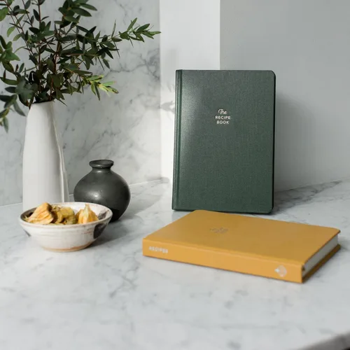 Miniatura 6 de Kunitsa Co. Cuaderno de Recetas - Regalo de Recuerdo, Libro en Blanco de Recetas de Tapa Dura para Escribir Tus Propias Recetas con Sugerencias