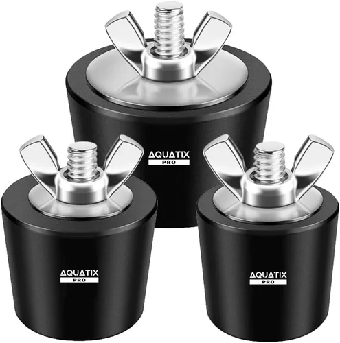 Aquatix Pro Tapones de expansión de invierno para piscina, 3 tamaños, 1 pulgada, 1.25 pulgadas y 1.5 pulgadas, tapones de expansión de invierno para