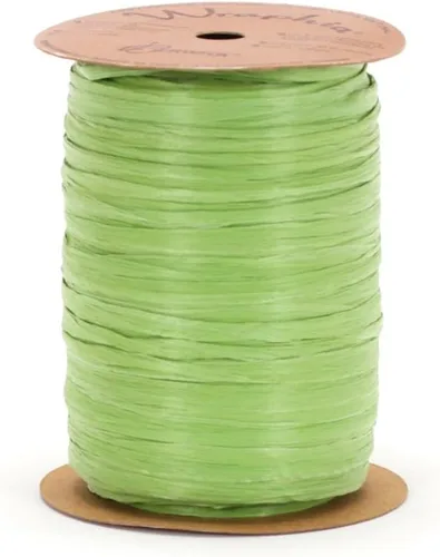 Miniatura 31 de Berwick Offray Cinta de rafia mate de 1/4" de ancho, verde manzana, 100 yardas, 0.276 in