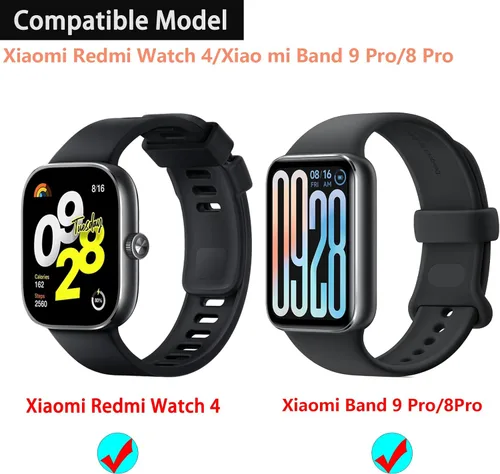 Miniatura 3 de Bandas trenzadas para Xiaomi Smart Band 9 Pro/Mi Band 8 Pro/Redmi Watch 5/4, correas elásticas de repuesto deportivas para mujeres y hombres Cremoso