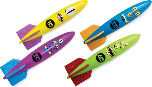 Miniatura 9 de SwimWays Toypedo Bandits - Juguetes de buceo en piscina, paquete de 4 2-Toypedo - Juguetes de buceo (4 unidades)