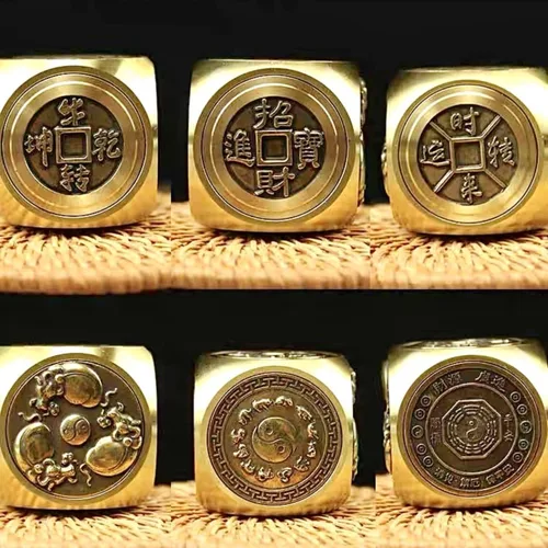 Miniatura 5 de Juguetes antiestrés para adultos, juguete giratorio de metal antiansiedad, juguete portátil de metal, cubo para ansiedad, juguetes de escritorio