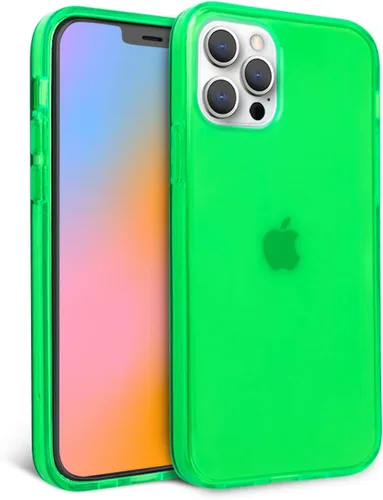 Miniatura 13 de FELONY CASE - Funda transparente naranja neón para iPhone 13 Pro Max, compatible con MagSafe - Fundas protectoras a prueba de golpes de 360°