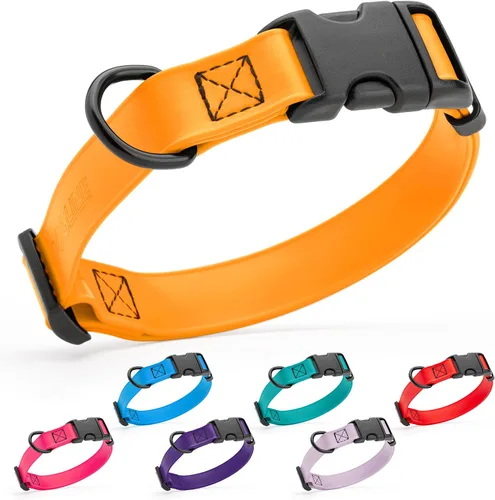 Miniatura 126 de Dogline Biothane - Collar impermeable para perro con hebilla de liberación rápida, resistente cincha de nailon recubierta con resistente y a prueba