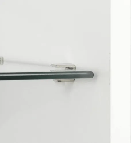 Miniatura 4 de Holaki Aparador LED de 67 pulgadas de alto con estantes de vidrio de 3 niveles, vitrina lateral frontal de alto brillo para oficina en casa, sala