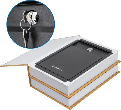 Miniatura 5 de Barska Caja de seguridad oculta de doble libro portátil para almacenamiento oculto seguro y discreto de objetos de valor y artículos personales