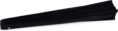 Miniatura 8 de Abanico grande plegable para baile de línea, ventilador de aplausos para botas en el suelo, fiesta, decoración, festival (negro)