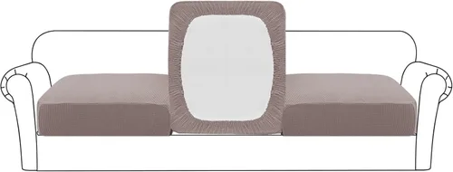 Miniatura 52 de Flamingo P Funda de cojín de asiento individual de alta elasticidad, protector de muebles para sofá, funda de sofá, funda de sofá suave y flexible