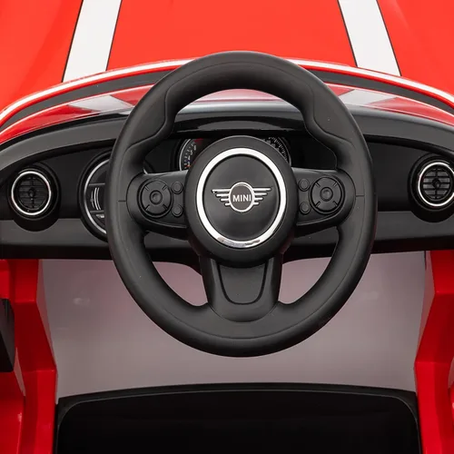 Miniatura 5 de Voupou Auto de empuje para niños, Auto de paseo, Juguete de auto de empuje para niños pequeños MINI Cooper con licencia con varilla de empuje
