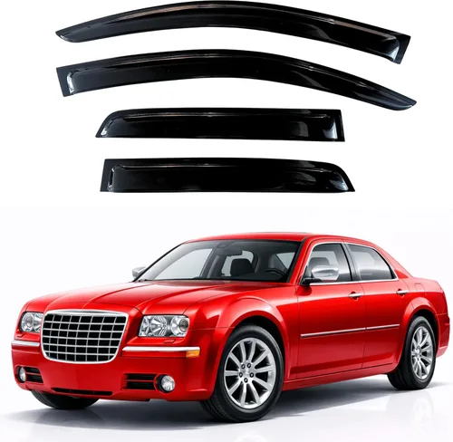 Miniatura 120 de KPY Visor de ventana compatible con Hyundai Tucson 2021-2025, 4 piezas de deflector de ventilación para ventana lateral, estilo Mugen, protector