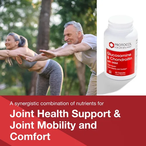 Miniatura 3 de PROTOCOL FOR LIFE BALANCE Glucosamina y condroitina con MSM - Soporte articular* - Suplemento de condroitina MSM - Sin OMG y sin lácteos - 90