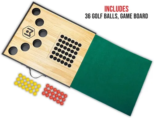 Miniatura 7 de Wicked Big Sports Fore Across Juego de golf Putting Connect de cuatro estilos Practica de golf con precisión estilo de juego con Putting Green