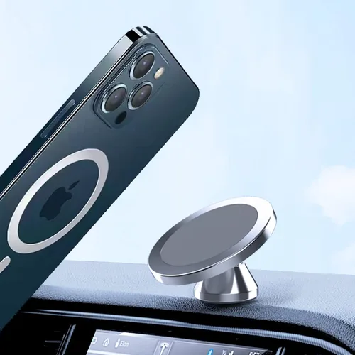 Miniatura 7 de Soporte magnético para teléfono para automóvil, [2 grupos imán súper fuerte] [rotación de 360°] Soporte universal de montaje para tablero de Negro