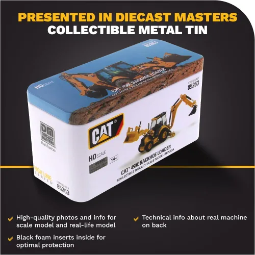 Miniatura 6 de Diecast Masters Retroexcavadora Caterpillar 450E 1:87 - Serie HO 85263