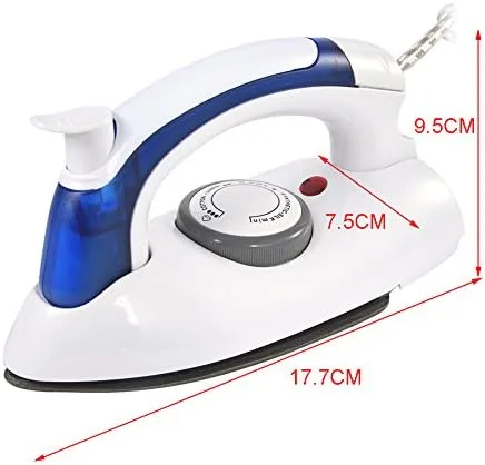 Miniatura 2 de Plegable portátil plegable compacto de mano de vapor de viaje de hierro control de temperatura(02) blanco