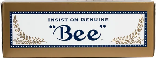 Miniatura 8 de Bee Cartas de póquer premium estándar de oro, paquete de 12, barajas de cartas de calidad de casino de índice estándar