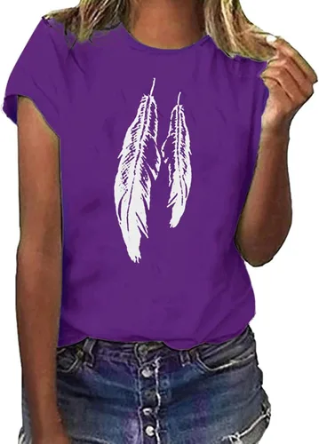 Miniatura 41 de Camiseta con estampado de animales para mujer, camiseta de libélula divertida, linda camiseta de manga corta, blusa de primavera 2023, camisas