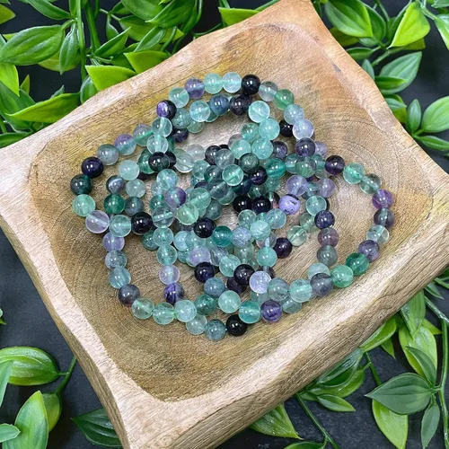 Miniatura 473 de Gem Avenue Handmade Round Bead Stretch Bracelet Unisex Natural Stone Beaded Jewelry for Men & Women, Elastic Wristband for Daily Wear