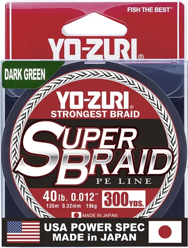 Miniatura 6 de Yo-Zuri Superbraid-and-Braided-Fishing-line Verde oscuro