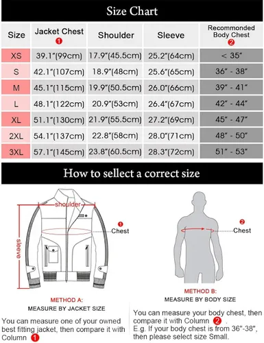 Miniatura 5 de FLAVOR Chaqueta de piel auténtica para hombre, estilo retro, color marrón