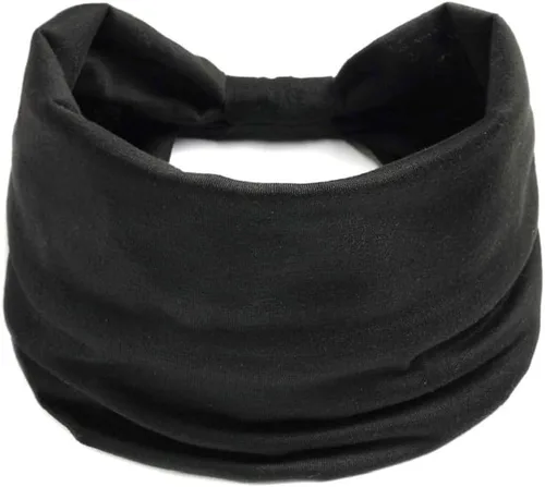 Miniatura 50 de K-Elewon Paquete de 3 diademas elásticas anchas para mujer, bandas para el cabello para yoga, deportes