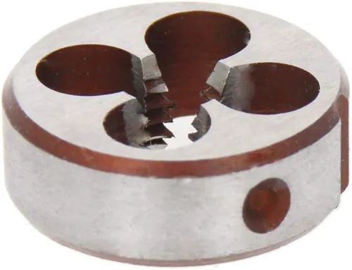 Miniatura 2 de Utoolmart Troquel de rosca de máquina de troquelado redondo métrico, troquel de roscado manual de rosca de máquina, M6 x 1 troquel de roscado