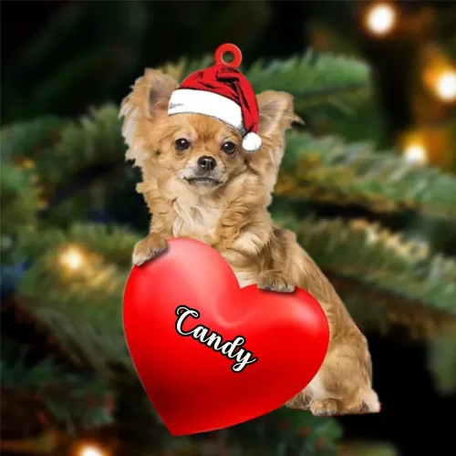 Miniatura 8 de Adornos de Navidad personalizados para perros, nombre personalizado, adorno de Malamute de Alaska, adornos acrílicos, regalos de Navidad, amantes