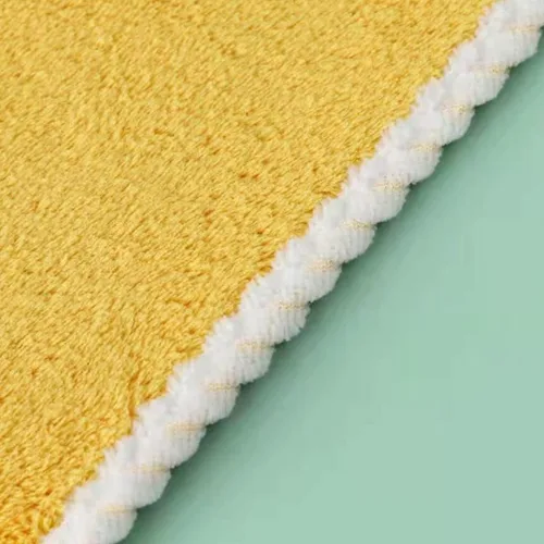 Miniatura 4 de FZBNSRKO Toalla de mano para niños, paquete de 4 toallas colgantes de algodón puro de dibujos animados, paño de vellón coral de doble cara