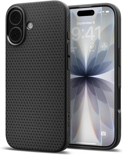 Miniatura 38 de Spigen Liquid Air - Funda diseñada para iPhone 13 (2021), color negro mate