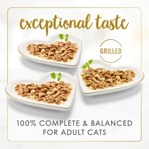 Miniatura 4 de Purina Fancy Feast Delicias con Pollo a la Parrilla con Cheddar, Pavo o Pescado Blanco y Queso Cheddar en Salsa, Juego de Variedad de Alimento