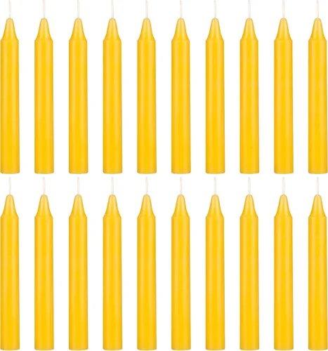 Miniatura 32 de SRG 40 mini velas cónicas color azul claro sin perfume, 4 pulgadas de alto x 1/2 pulgada de diámetro, ideal para lanzar campanadas, rituales
