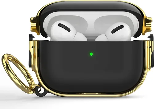 Miniatura 37 de Maxjoy Funda para AirPods 3 con cerradura, bonita funda protectora rígida para AirPod 3 de tercera generación para mujeres y hombres con llavero