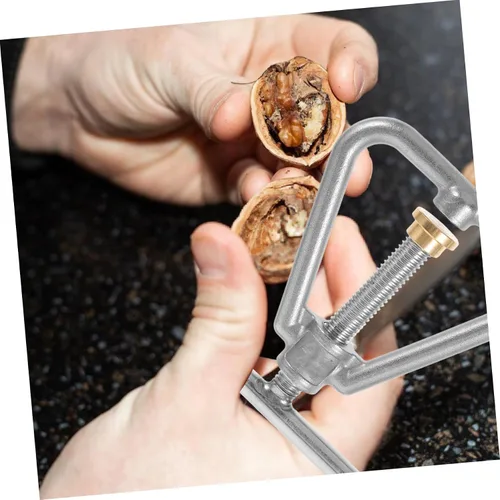 Miniatura 8 de Nut Cracker - Herramienta de cascanueces de acero inoxidable para nuez, avellana, almendras, nueces de nuez y nueces, nueces de nuez