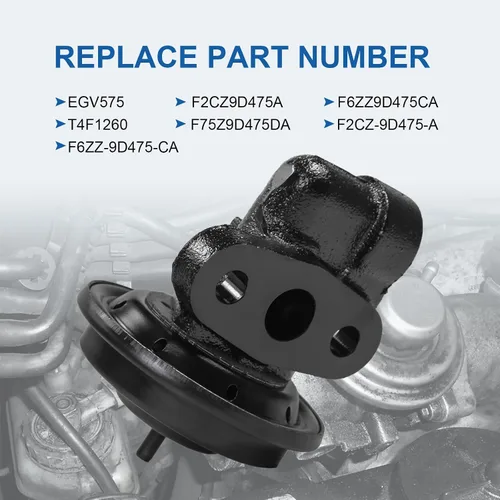 Miniatura 5 de Sensor de retroalimentación de presión de recirculación de gases de escape EGR DPFE15+EGV575 Reemplazo para Ford F-150 F-250 F-350 Ranger, Mercury