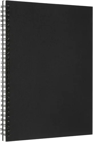 Gueevin 1 paquete de libros de bocetos a granel de 7.5 x 10 pulgadas, blocs de bocetos encuadernados en espiral para dibujar tapa dura, 60 hojas a