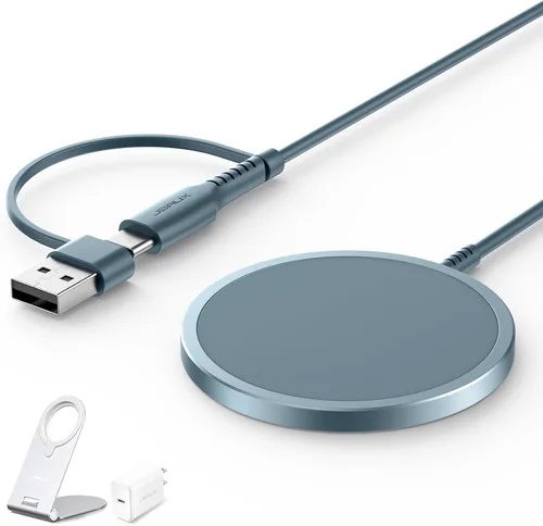 Miniatura 10 de JSAUX Cargador para iPhone 17 Magsafe Carga Inalámbrica, Compatible con iPhone 17 Air Pro Max/16/15/14/13/12 Series, Almohadilla de Carga Magnética