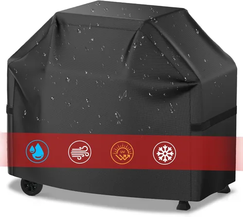 Miniatura 11 de Cubierta para parrilla, cubierta impermeable de 48 pulgadas para parrilla de gas al aire libre, resistente al agua, a la intemperie, a los rayos UV